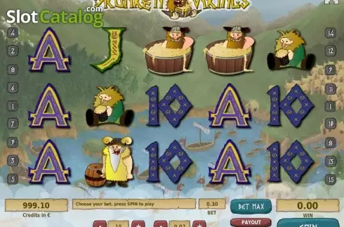 Скрин2. Drunken Vikings слот