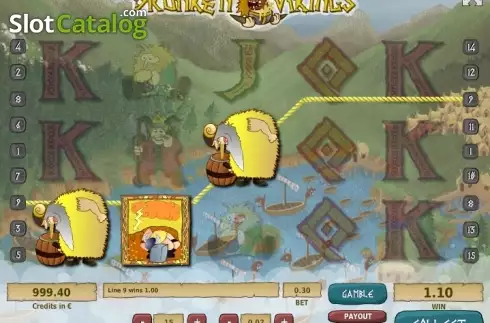 Скрин4. Drunken Vikings слот