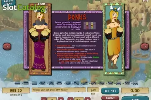 Скрин9. Drunken Vikings слот