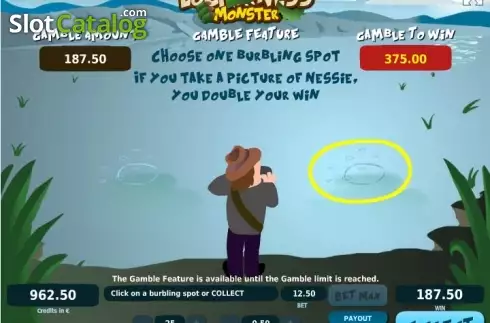Скрин5. Loch Ness Monster слот