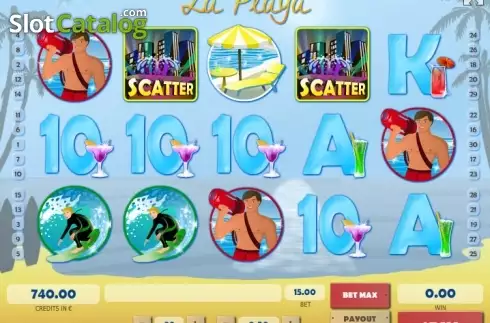 Скрин2. La Playa (Tom Horn Gaming) слот