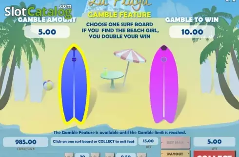 Скрин5. La Playa (Tom Horn Gaming) слот