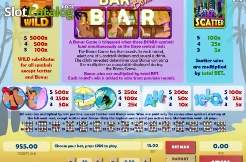 Скрин6. La Playa (Tom Horn Gaming) слот