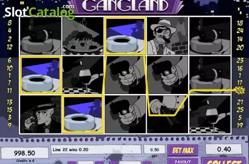 Скрин3. Gangland слот