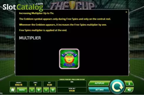 Скрин7. The Cup слот