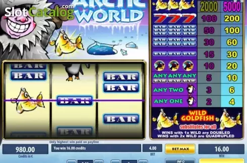 Скрин5. Arctic World слот