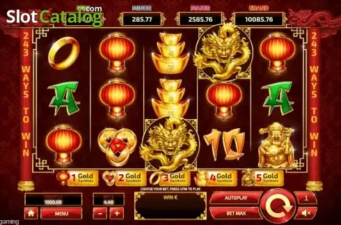 Скрин2. Dragon Riches Progressive слот
