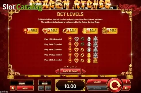 Скрин8. Dragon Riches Progressive слот
