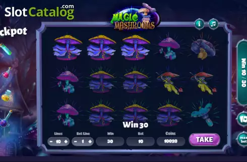 Скрин3. Magic Mashrooms слот