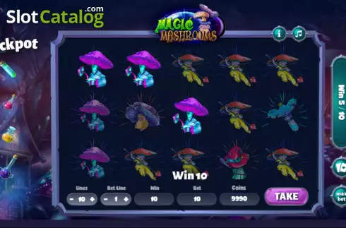 Скрин4. Magic Mashrooms слот