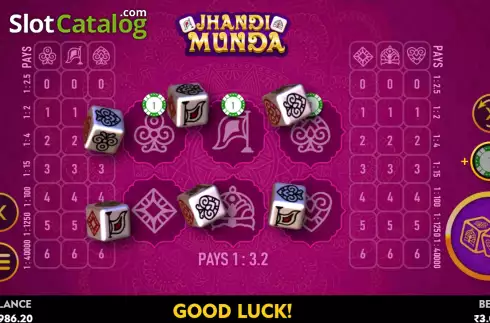 Скрин3. Jhandi Munda (Top Spin Games) слот