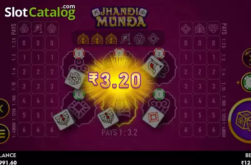 Скрин5. Jhandi Munda (Top Spin Games) слот