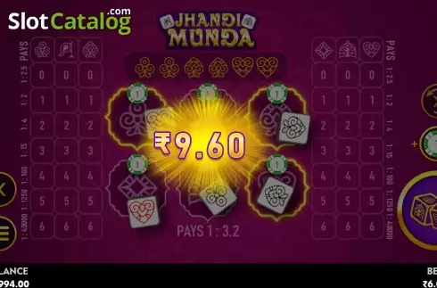 Скрин6. Jhandi Munda (Top Spin Games) слот