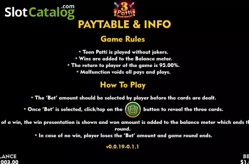 Скрин9. Teen Patti Diwali Special слот