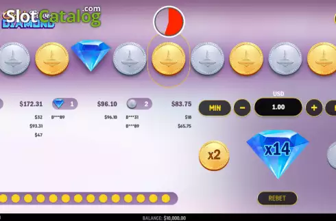Скрин2. Gold Silver Diamond слот