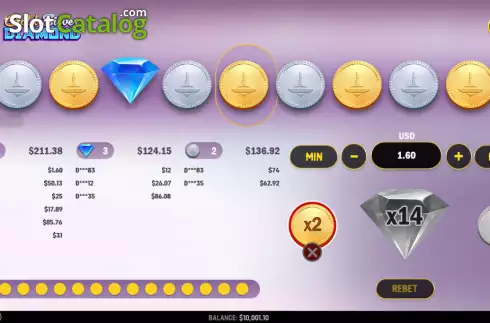 Скрин3. Gold Silver Diamond слот