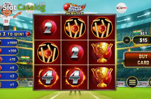 Скрин3. Super Sixers Scratch слот