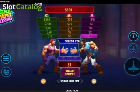 Скрин2. Rock Paper Scissors (Top Spin Games) слот