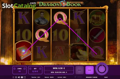 Скрин3. Dragon’s Book слот
