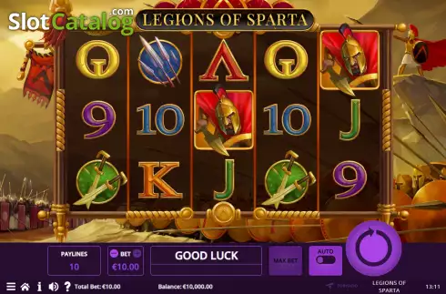 Скрин2. Legions of Sparta слот