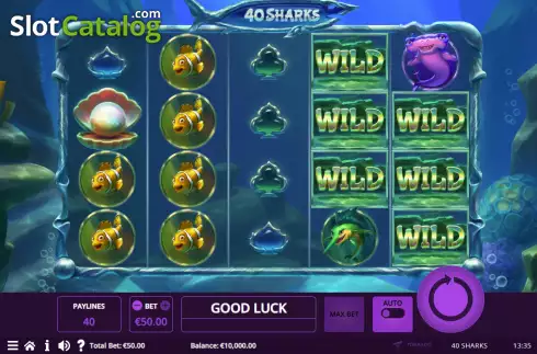 Скрин2. 40 Sharks слот