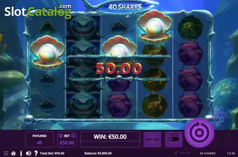 Скрин3. 40 Sharks слот