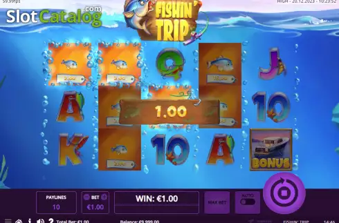 Скрин3. Fishin’ Trip слот