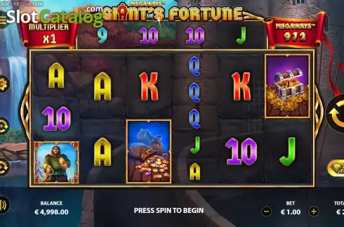 Скрин3. Giant’s Fortune Megaways слот