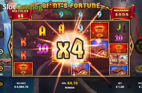 Скрин7. Giant’s Fortune Megaways слот