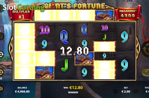 Скрин8. Giant’s Fortune Megaways слот