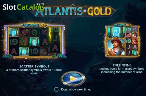 Скрин2. Atlantis Gold (Touchstone Games) слот