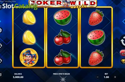 Скрин3. Joker Wild Respin слот