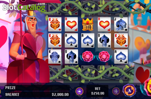 Скрин2. Red Queen in Wonderland слот