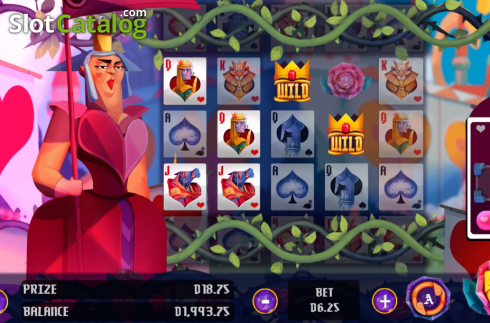 Скрин3. Red Queen in Wonderland слот