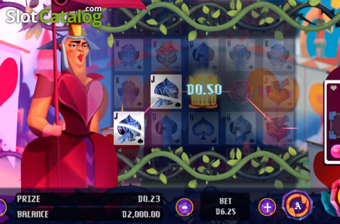 Скрин4. Red Queen in Wonderland слот