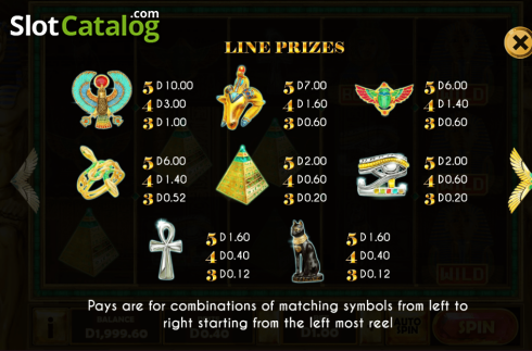 Скрин6. Nile Treasures слот