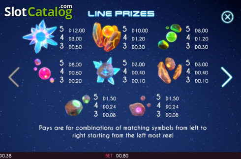Скрин5. StarFall слот