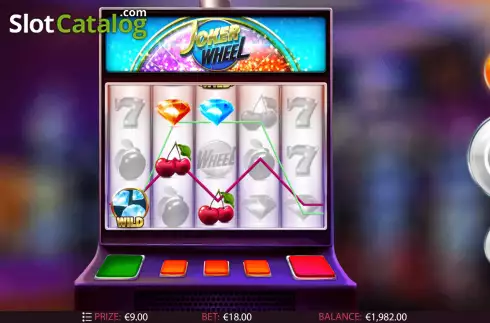 Скрин3. Joker Wheel слот