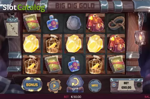 Скрин2. Big Dig Gold слот