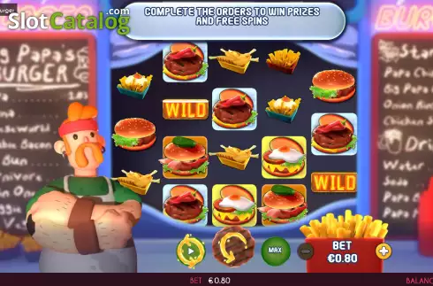 Скрин2. Big Papa’s Burger слот