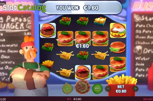 Скрин3. Big Papa’s Burger слот
