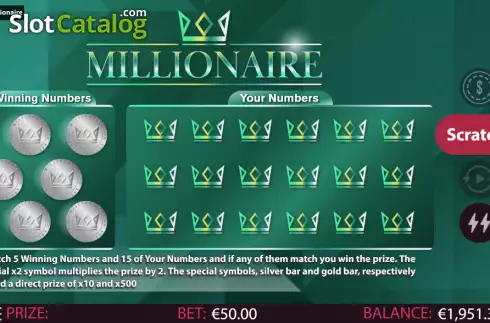 Скрин2. Millionaire слот