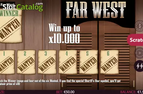 Скрин2. Far West слот