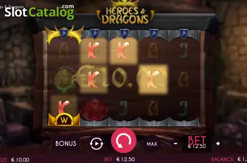 Скрин3. Heroes & Dragon слот