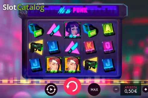 Скрин2. Neon Punk слот