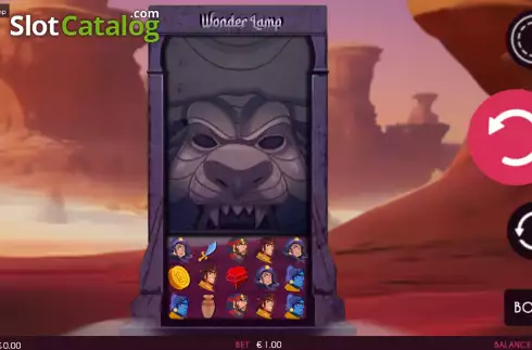 Скрин2. Wonder Lamp слот