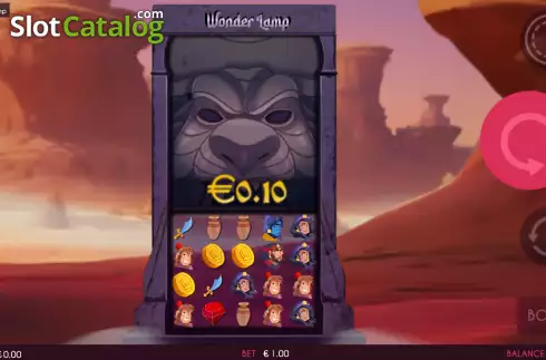 Скрин3. Wonder Lamp слот