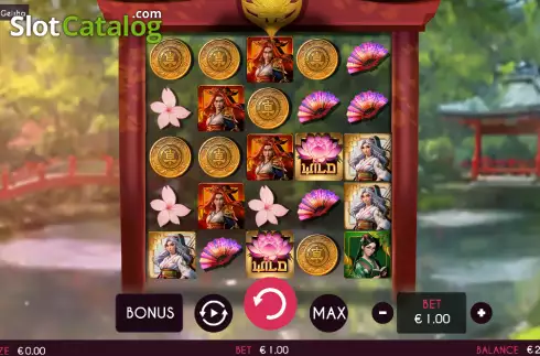 Скрин2. Lotus Geisha слот