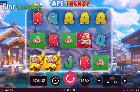 Скрин2. Ape Frenzy слот
