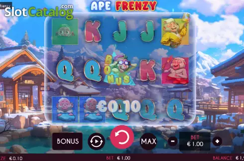 Скрин3. Ape Frenzy слот